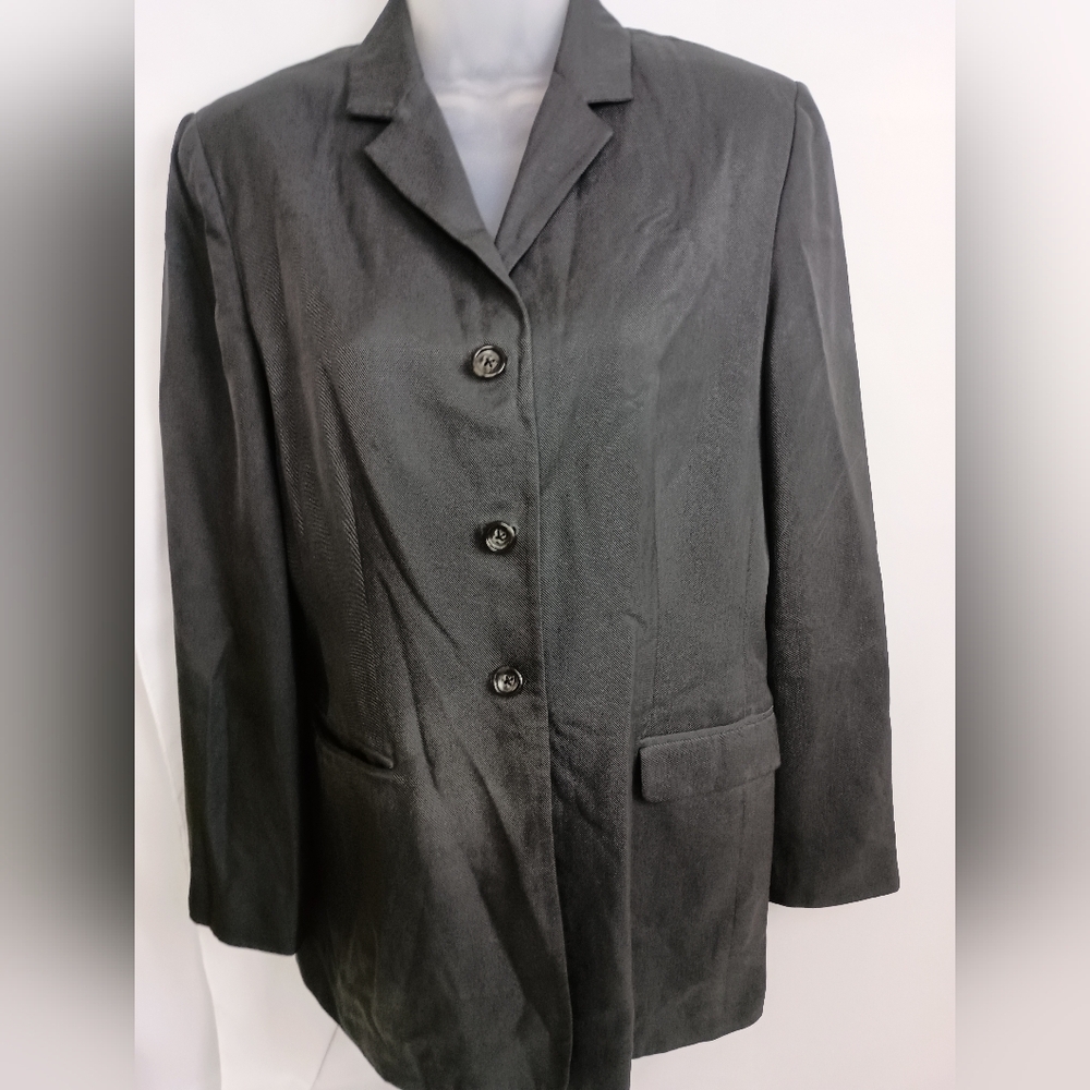 NWOT BANANA Republic Office Siren 10 Work Silk Classic Black Women's Blazer